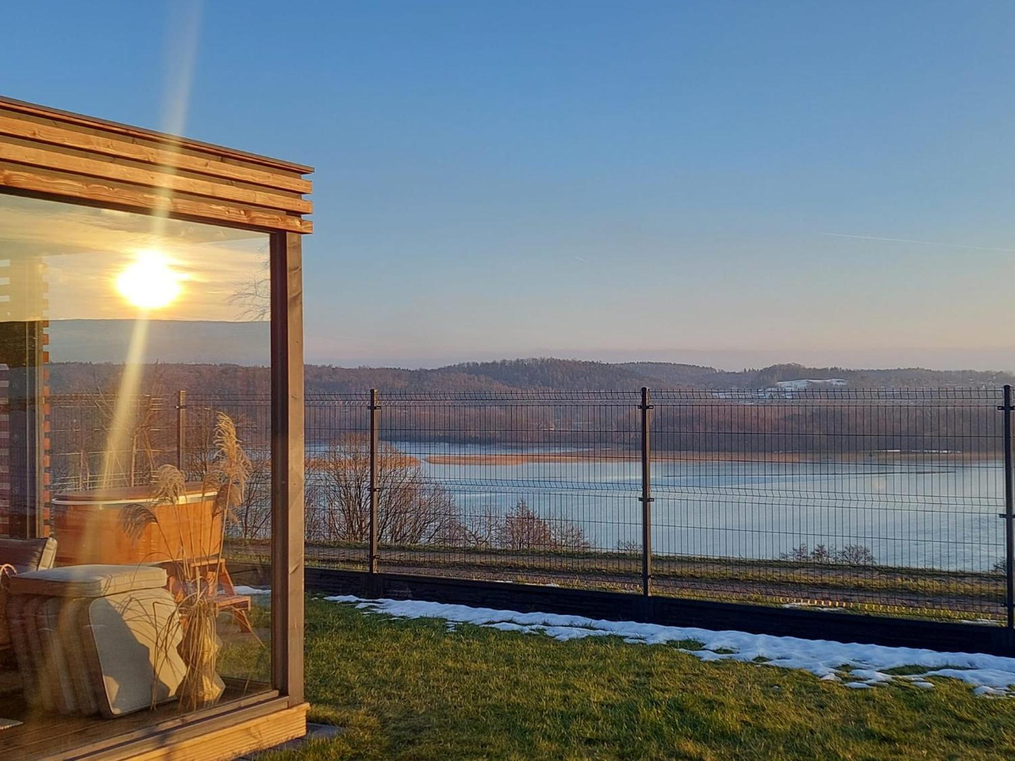 Domek Na Kaszubach Z Jacuzzi I Sauna, Jezioro, Las, Kaszuby, Widokownia Bukowinki Chmielno Zewnętrze zdjęcie